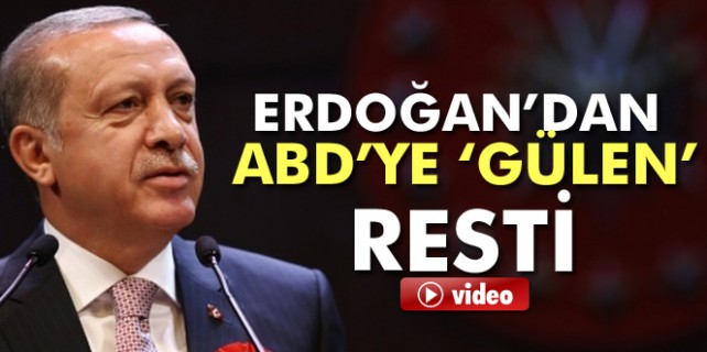 Cumhurbaşkanı Erdoğan’dan ABD’ye ‘Gülen’ resti