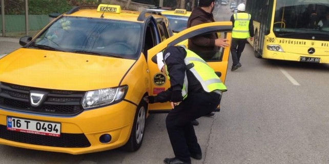 Bursa'da kar lastiği denetimi başladı