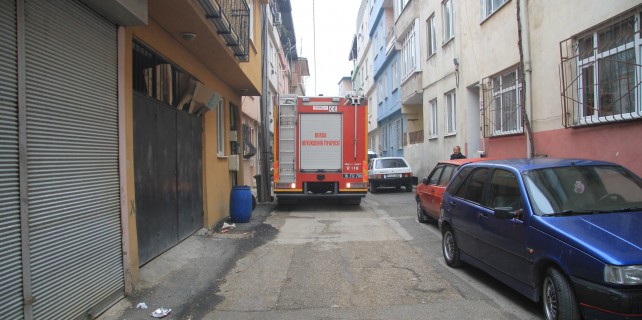 Bursa'da korkutan yangın