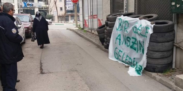 Bursa'da gazeteye tehdit