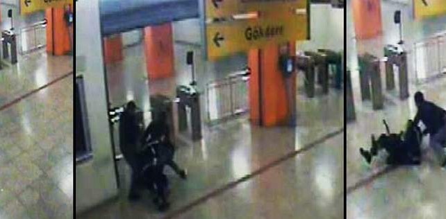 Bursa metrosunda dehşet anları...