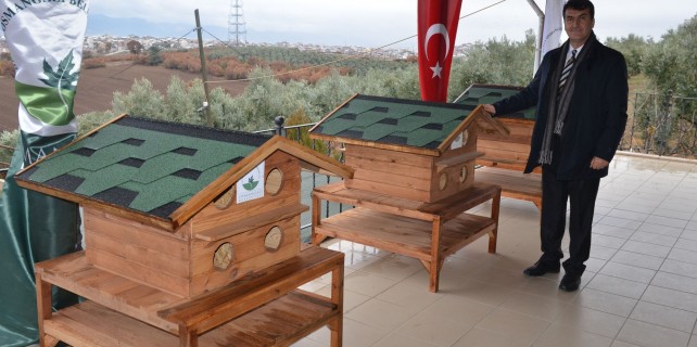 Osmangazi'den sokak kedilerine sıcak yuva