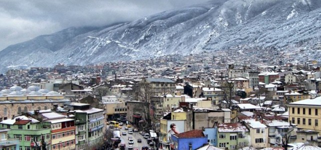 Bursa'da kar hızlandı