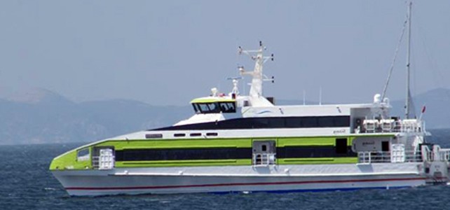 Bursa deniz otobüsünde yangın