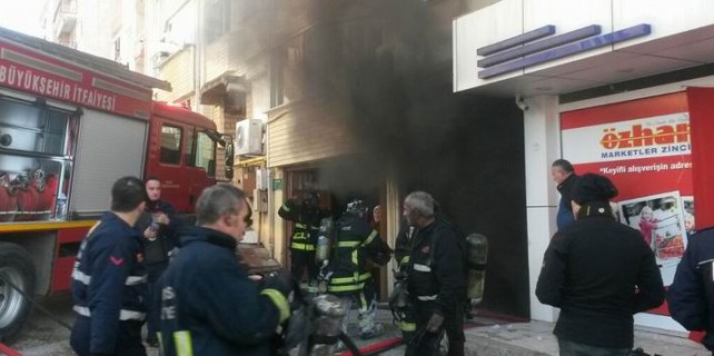 Bursa'da yangın paniği...