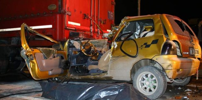 Bursa'da feci kaza...