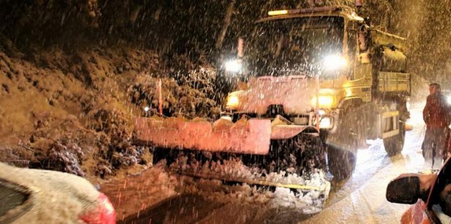 Bursa'da araçlar böyle kaydı