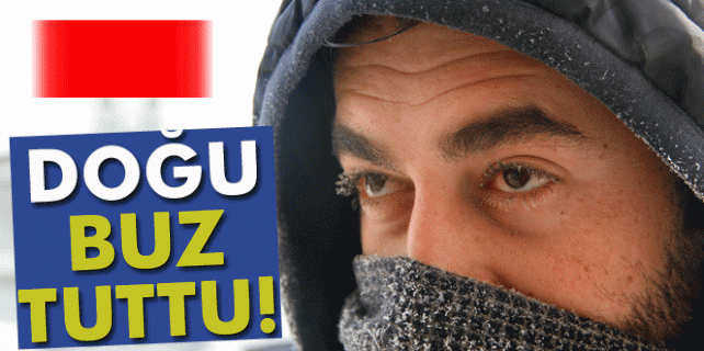 Doğu buz tuttu