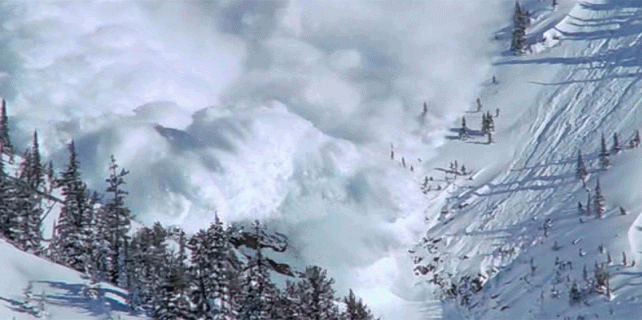 Çığ altında kaldılar... İşte o anlar