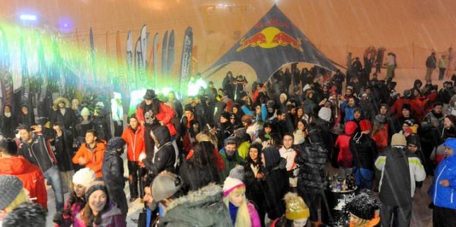 Uludağ'da -10 derecede eğlence
