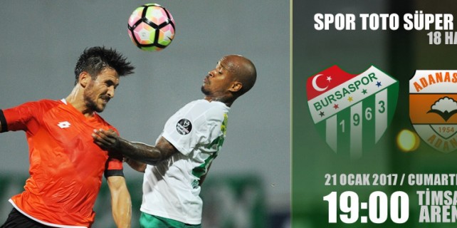 Bursaspor'un konuğu Adanaspor
