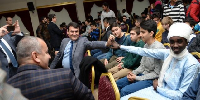 Yabancı öğrencilerin karne sevinci