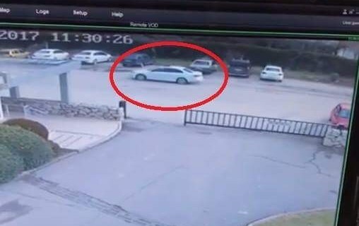 Oto faresi kameralara yakalandı