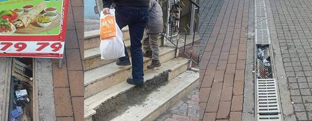 Şehrin göbeğinde utandıran manzara...