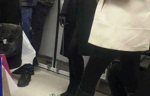 Ankara metrosunda bakın ne gezdirdi..?