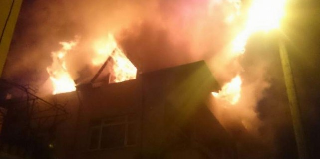 Bursa'da yangın dehşeti...