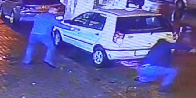 Bursa'da sokak ortasında dehşet anları