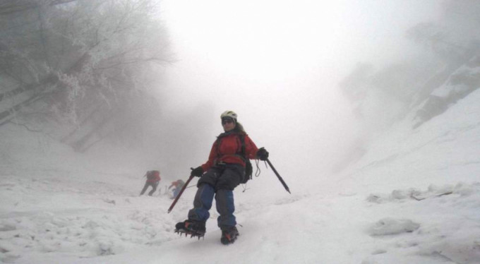 Çığ riskine rağmen ölüme meydan okudular