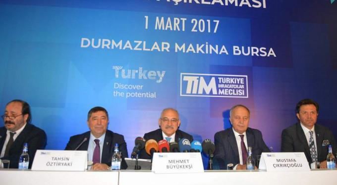 Türkiye'nin ihracat rakamları Bursa'da açıklandı