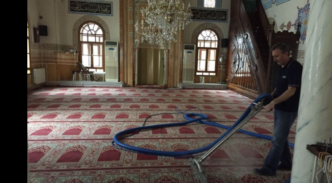 Gürsu'da camiler temizleniyor