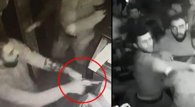 Bursa'da bardaki cinayet anı kamerada