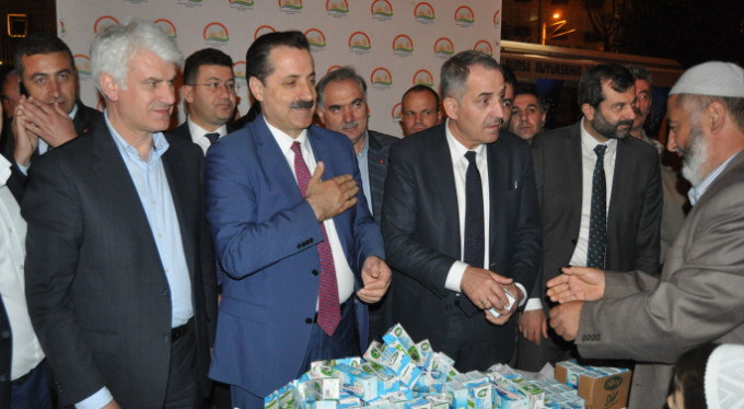 Bakan, Bursalılarla böyle kandilleşti