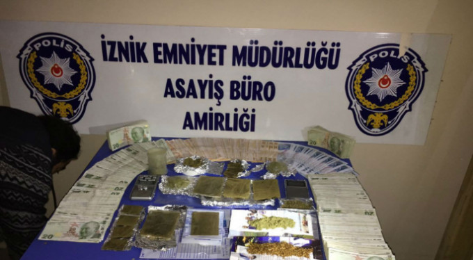 Bursa'da uyuşturucu operasyonu