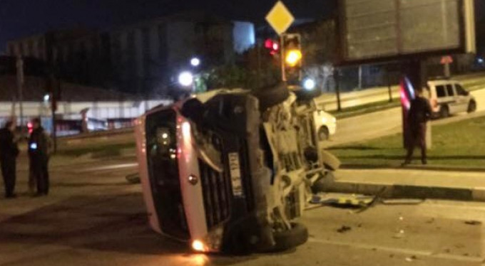 Bursa'da korkutan kaza