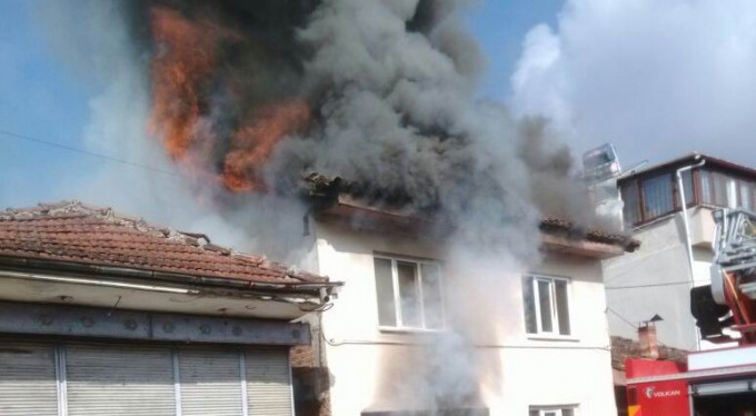 Bursa'da korkutan yangın