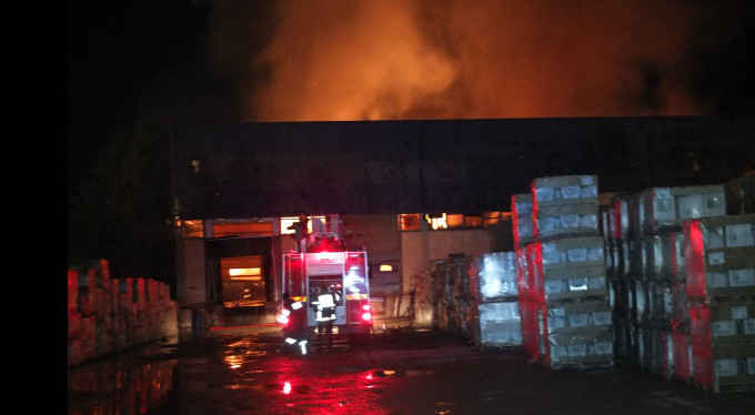 Bozüyük'te yangın paniği