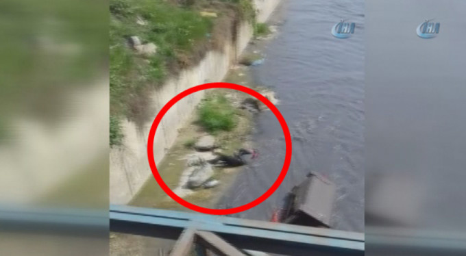 Bonzai kullanan genç dereye böyle düştü