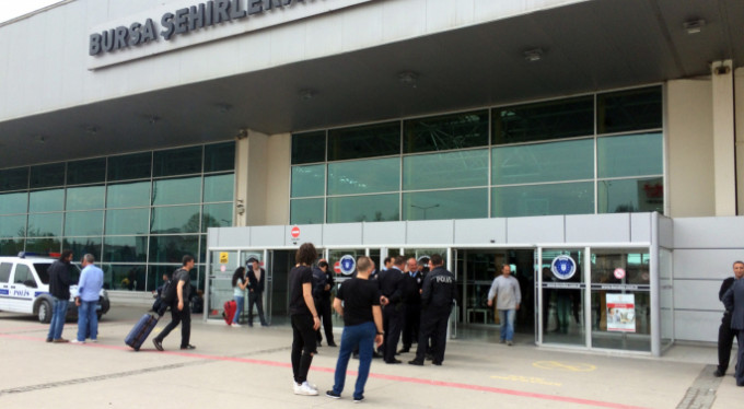 Bursa Terminal'de kapı kavgası