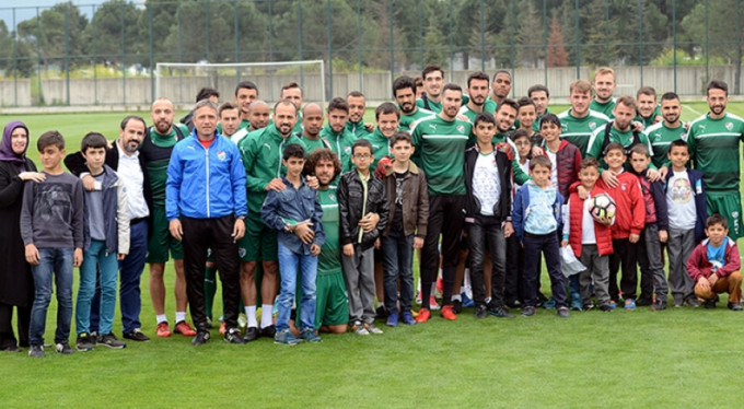 Bursaspor'a sürpriz ziyaret