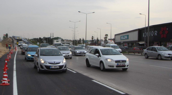 O yol açıldı, Bursa trafiği nefes aldı