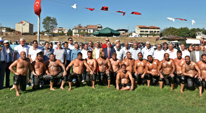 Yalıntaş'ta güreş zamanı