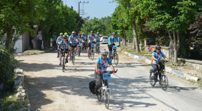 Bursa'da bisiklet şöleni