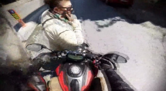 Kendi kazasını kaydetti