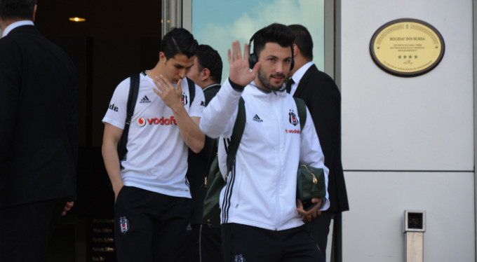 Beşiktaş yoğun güvenlik önlemleri altında stadyumda