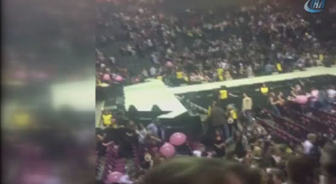 İngiltere'deki patlama anı böyle görüntülendi