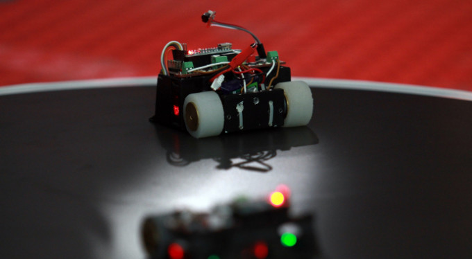 Sumocu robotlar Bursa'da yarıştı