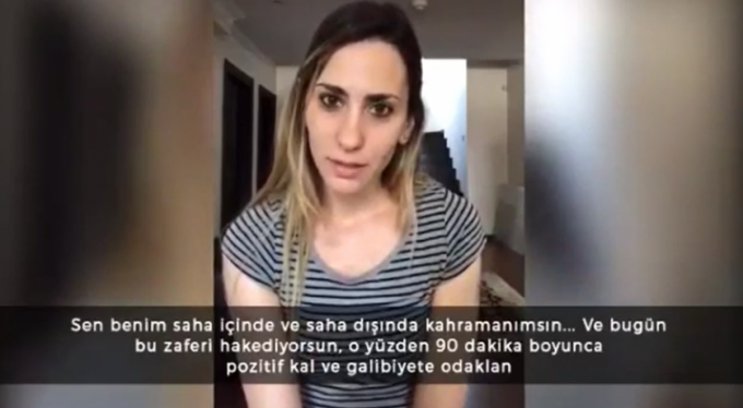 Bursasporlu futbolcular bu görüntülerle maça çıktı