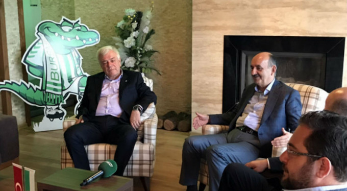 Bursaspor'a sürpriz ziyaret