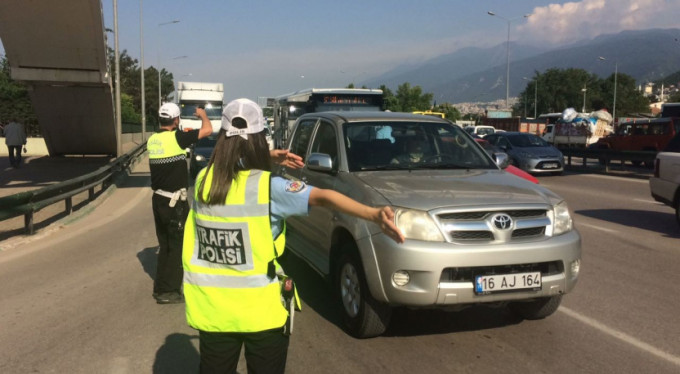 Bursa'da ceza yağmuru