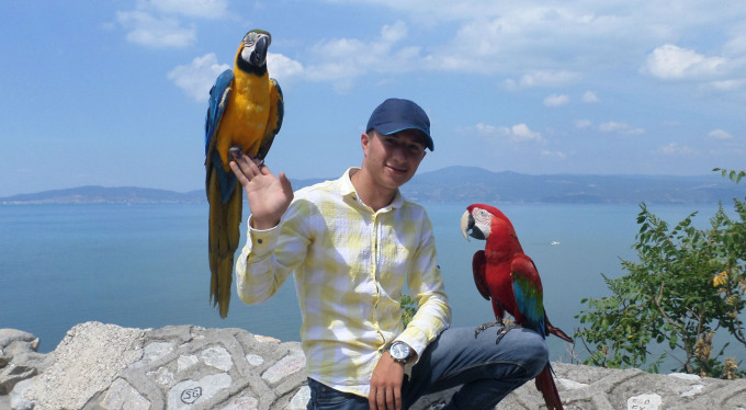 Bursa'da sahillerin ilgi odağı oldular