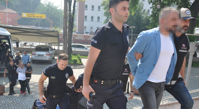 Bursa'daki suç örgütüne tutuklama
