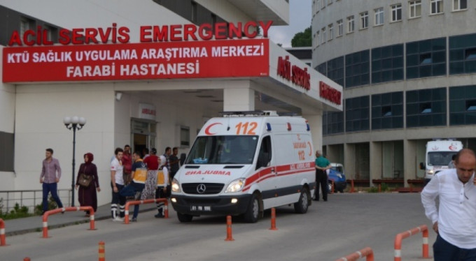 Trabzon'da patlama 2 asker yaralandı