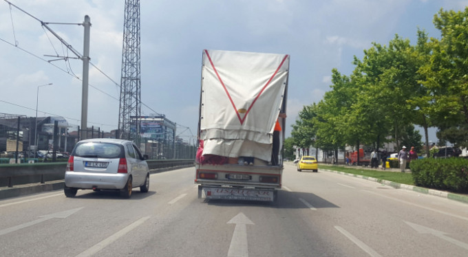 Bursa'da yürekleri ağızlara getiren görüntüler
