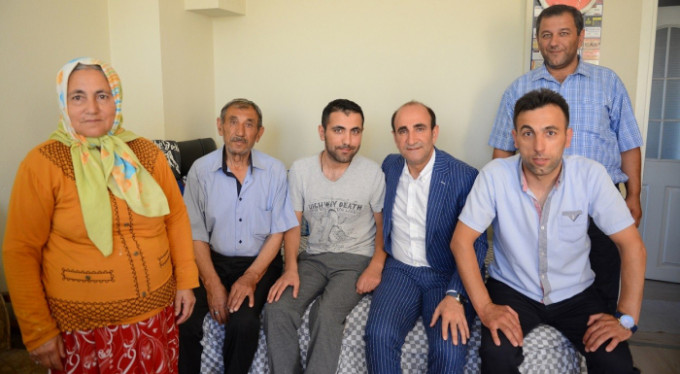 Bursa'da bayramda şehit aileleri unutulmadı