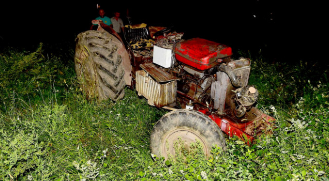 Bursa'da feci traktör kazası
