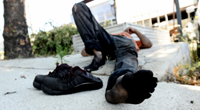 Bursa'da serinlemek için güneşe çıkıyorlar